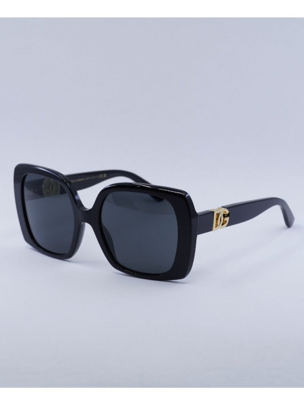 Dolce & Gabbana DG4475 501/87 Sunglasses Black Square Frame, Grey Lenses